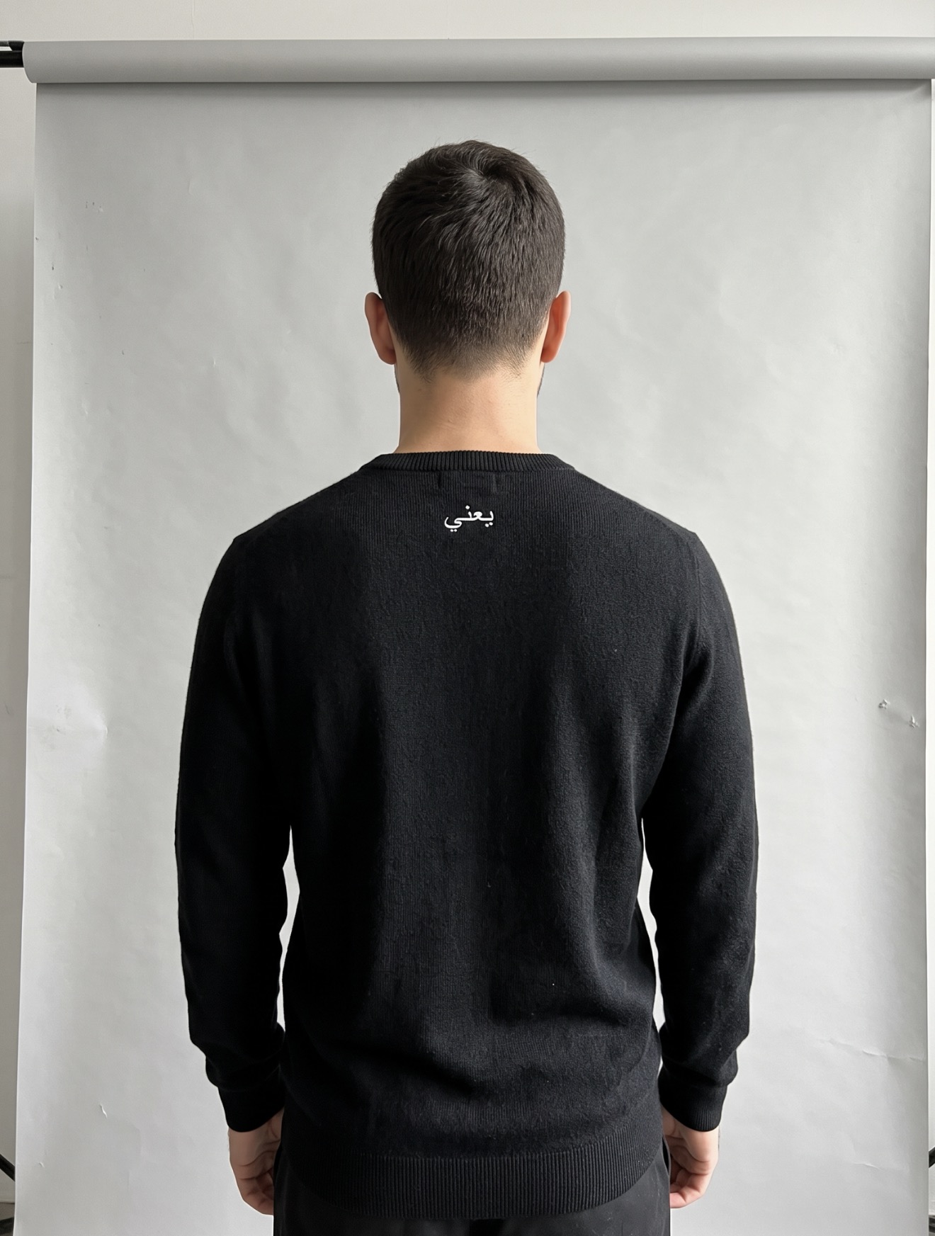 Crewneck — Black — yane cashmere
